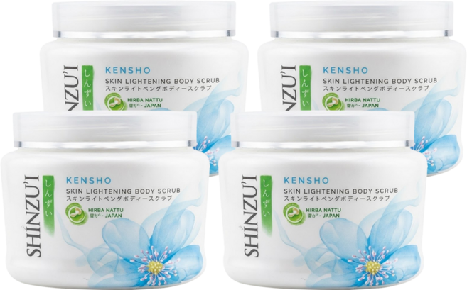 SHINZU'I 峇里島KENSHO去角質霜, 200g, 4入