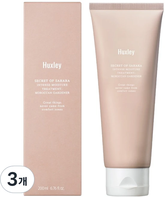 헉슬리 인텐스 모이스처 모로칸 가드너 트리트먼트, 3개, 200ml - 쿠팡