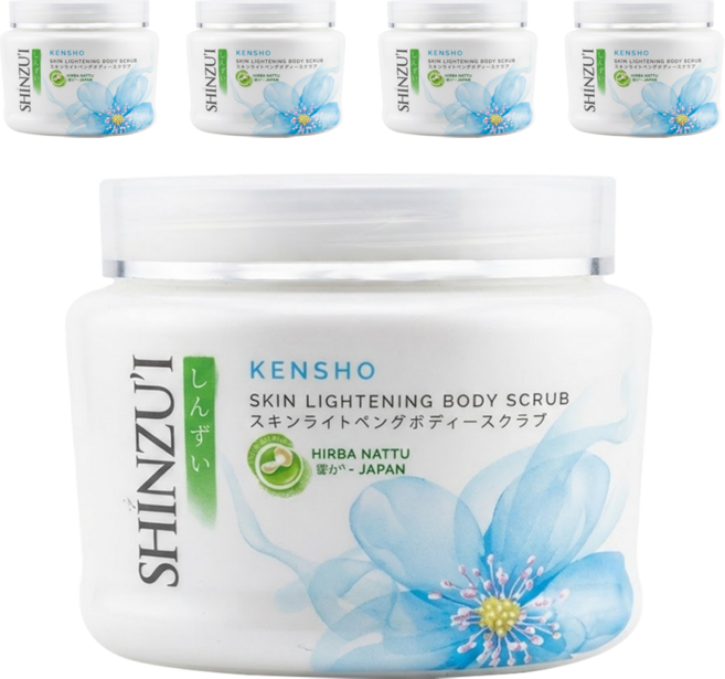 SHINZU'I 峇里島KENSHO去角質霜, 200g, 5入