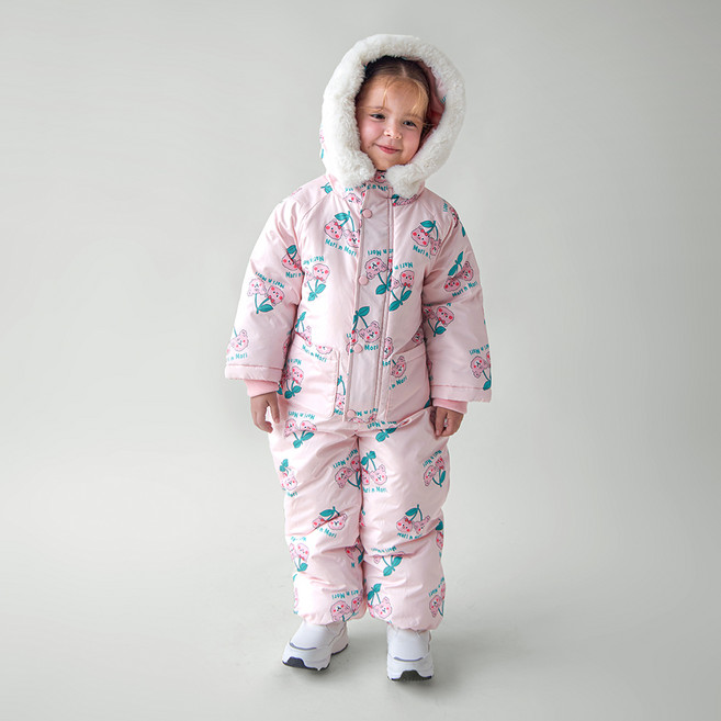 마리앤모리 아동용 모리올인원 방한 스키복