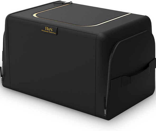 리드아이 콘솔 차량용 세차 신발장 트렁크 정리함, 블랙