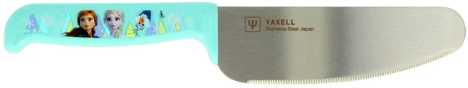 YAXELL Disney 迪士尼 冰雪奇緣兒童安全菜刀 抗菌 適合3歲以上兒童, 兒童安全菜刀, 藍色, 1支
