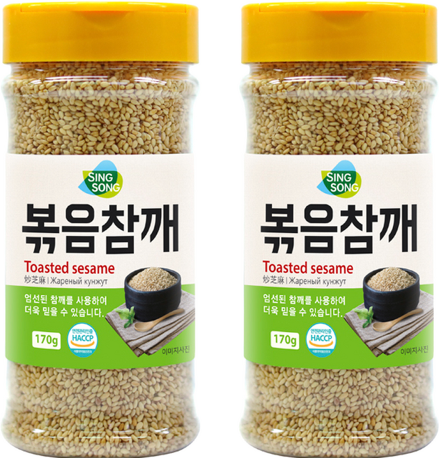 SING SONG 焙炒芝麻, 170g, 2個