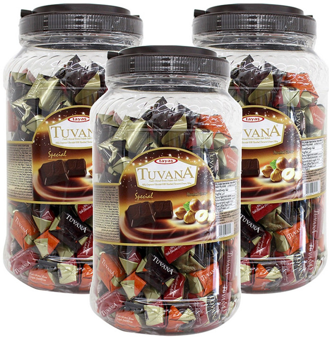 투바나 초콜릿, 1.6kg, 3개