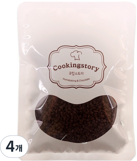 쿠킹스토리 초코크런치, 100g, 4개