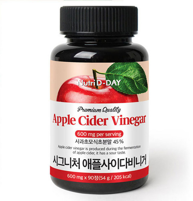 뉴트리디데이 시그니처 애플사이다비니거, 90정, 1개