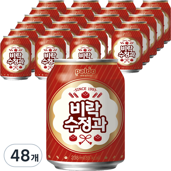 팔도 비락수정과, 238ml, 48개
