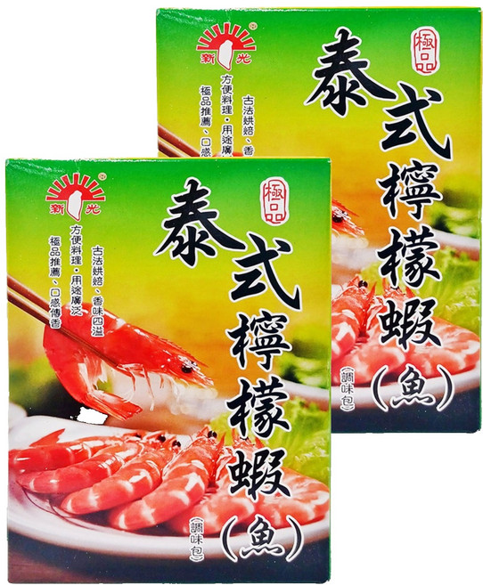新光洋菜 泰式檸檬蝦調味包, 300g, 2盒