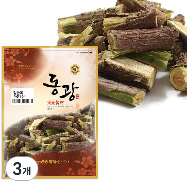 동광한방몰 국내산 접골목 딱총나무 한차재료, 600g, 3개