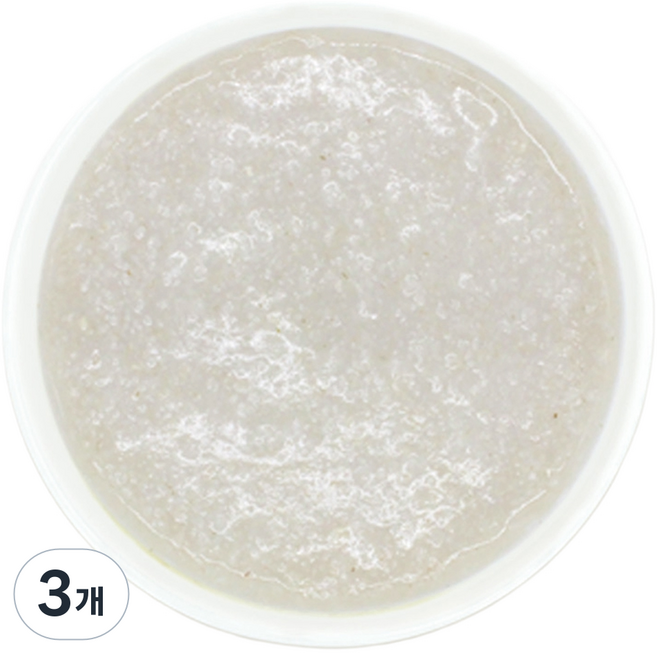 Jjangjuk 常溫副食品 7個月起 初期稀粥, 混合口味(燕麥/香蕉), 140g, 3個