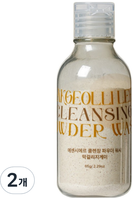 에센시에르 막걸리지게미 파우더워시, 65g, 2개
