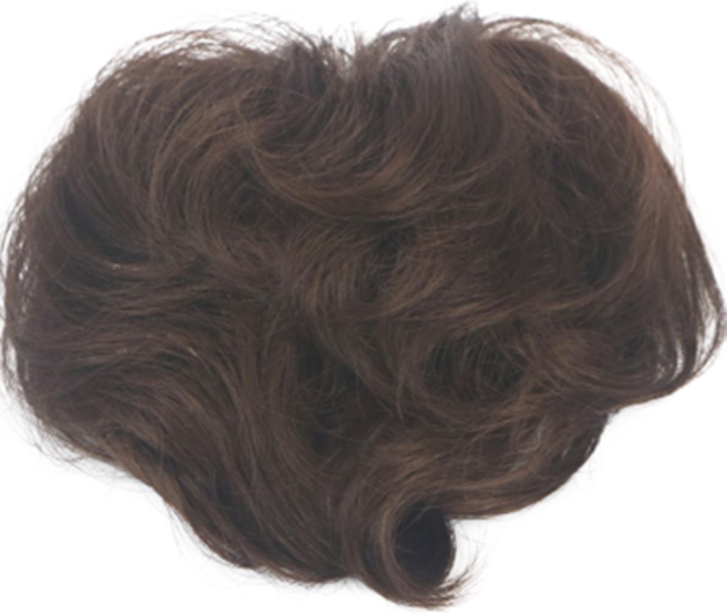 끌레오라미 중년 여성 정수리 부분가발 D631, 밝은자연갈색, 1개