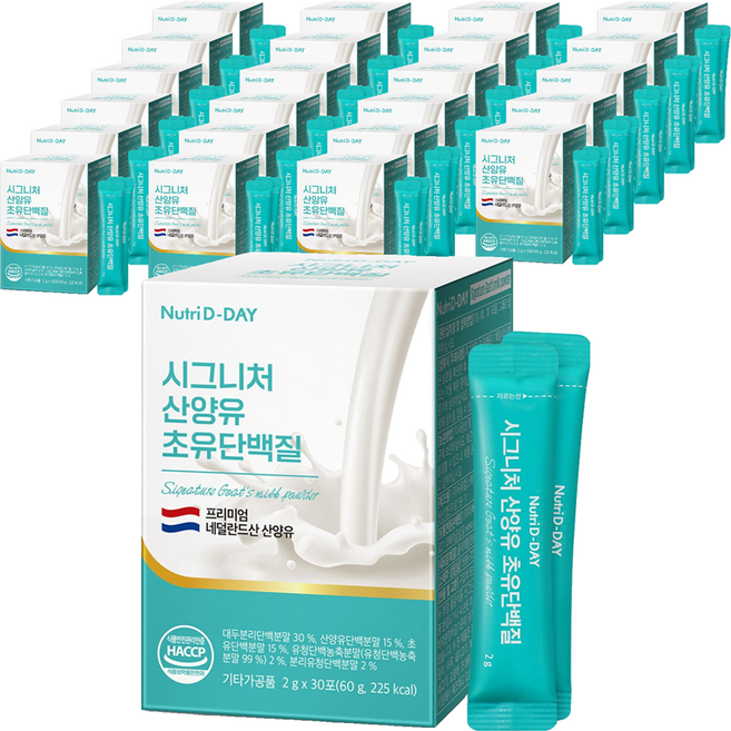 뉴트리디데이 시그니처 산양유 초유단백질, 60g, 24개