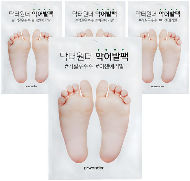 닥터원더 악어발팩, 1개입, 4개