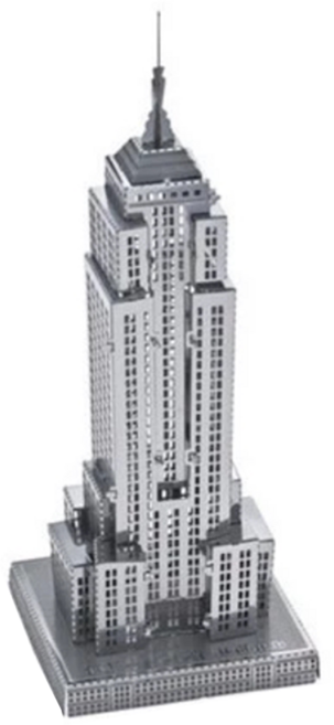 3D立體微型雕塑拼圖, 帝國大廈, 1張