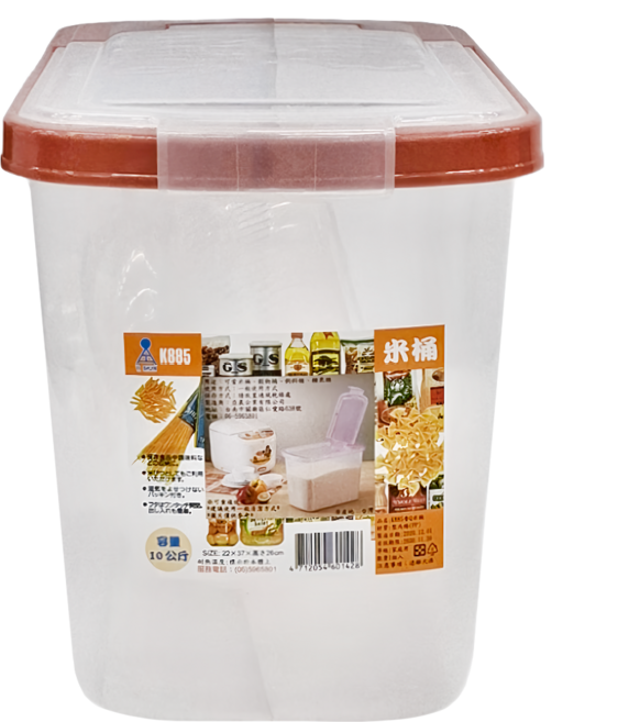 YI SHUIN 亞晨 香味米桶組 10kg, 多色 顏色隨機, 1組