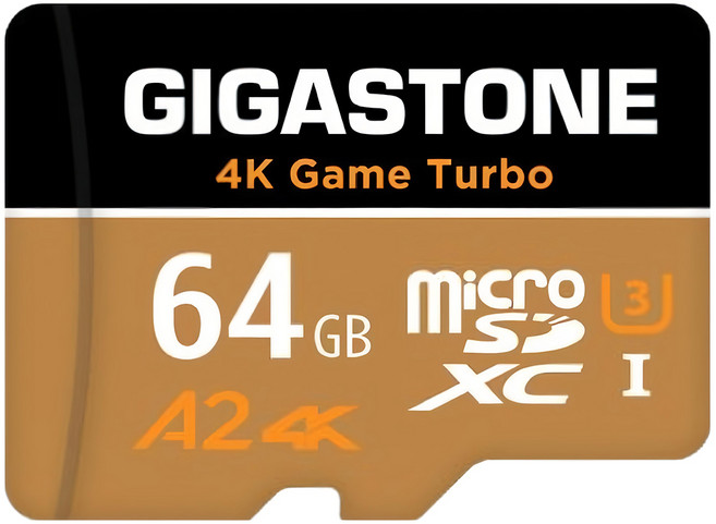 GIGASTONE 立達 MicroSDXC U3 A2 4K 記憶卡, 64GB, 1個