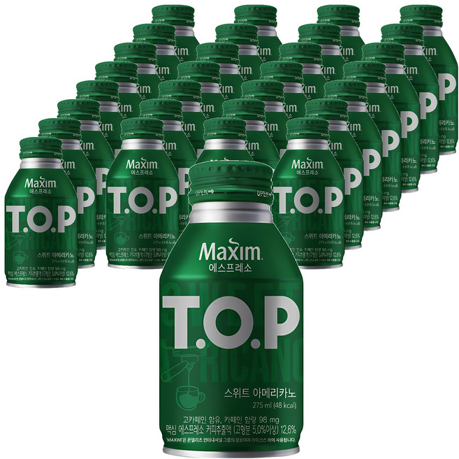 티오피 스위트 아메리카노, 275ml, 48개