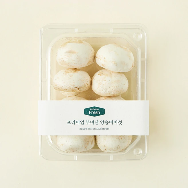 프리미엄 부여산 양송이버섯, 180g, 1개 - 쿠팡