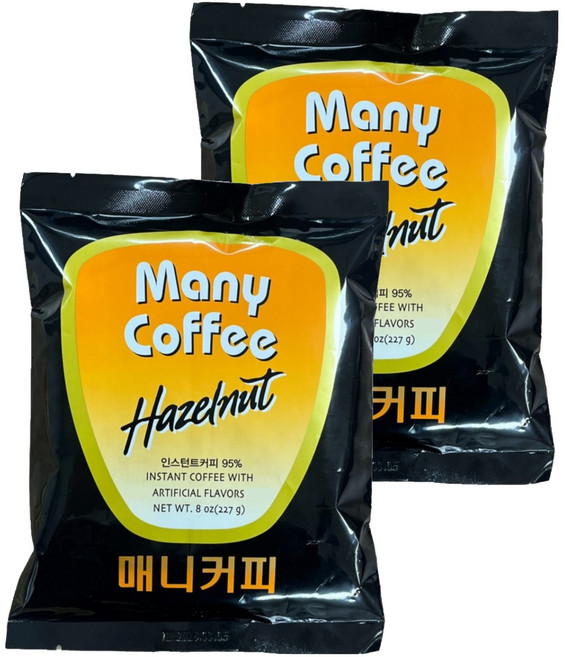 Mani Coffee 榛果風味美式黑咖啡, 240g, 1入, 2個