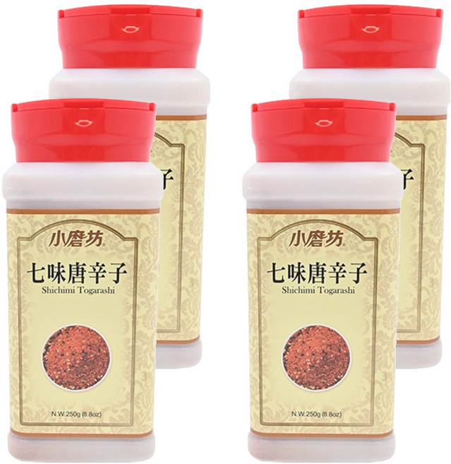 小磨坊 七味唐辛子, 250g, 4瓶