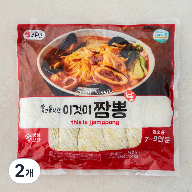 다선 이것이 짬뽕, 1.4kg, 2개