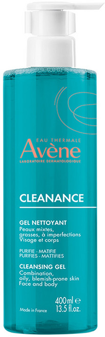 Avene 雅漾 控油舒緩潔膚凝膠, 400ml, 1瓶