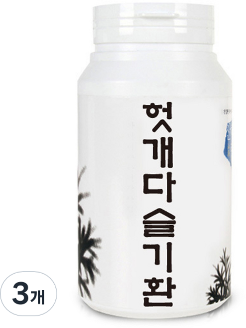 산해랑 헛개 다슬기환, 3개, 300g