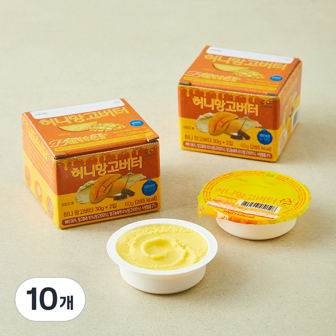 CNF 허니 망고 버터 2개입, 60g, 10개
