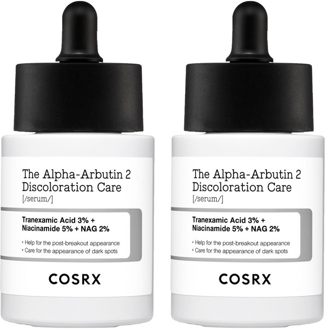 코스알엑스 더 알파 알부틴 2 디스컬러레이션 케어 세럼, 50ml, 2개