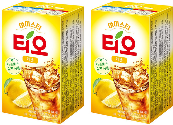 동서티오 아이스티 분말 레몬맛, 13g, 18개입, 2개, 13g