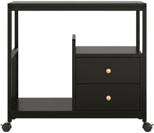 桌邊櫃 BJ002804N336V01, 黑桃色