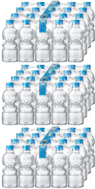 팔도 뽀로로 샘물 무라벨, 260ml, 60개