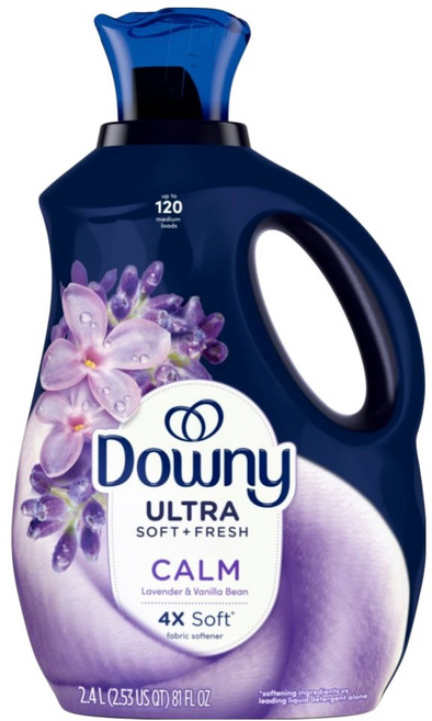 다우니 울트라 캄 섬유유연제 라벤더 앤 바닐라빈 본품, 2.4L, 1개