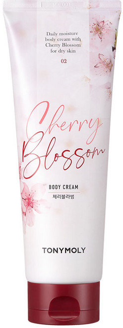 토니모리 촉촉 바디크림 체리블라썸향, 1개, 250ml
