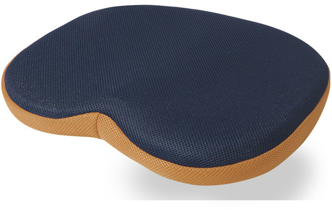 베네폼 기능성 하트 방석, 브라운 + 네이비