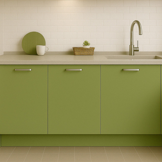 데코리아 현대인테리어 에어프리 생활방수 접착식 단색 컬러 시트지 필름, SL597아보카도그린, 폭 1230mm x 길이 2.5m