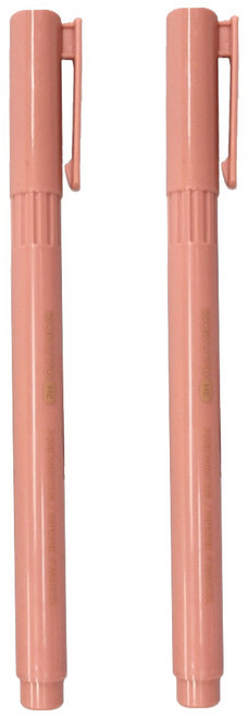 KOKUYO 國譽 ME 黑墨水性代針筆 11 x 138mm, 磚紅色, 2支