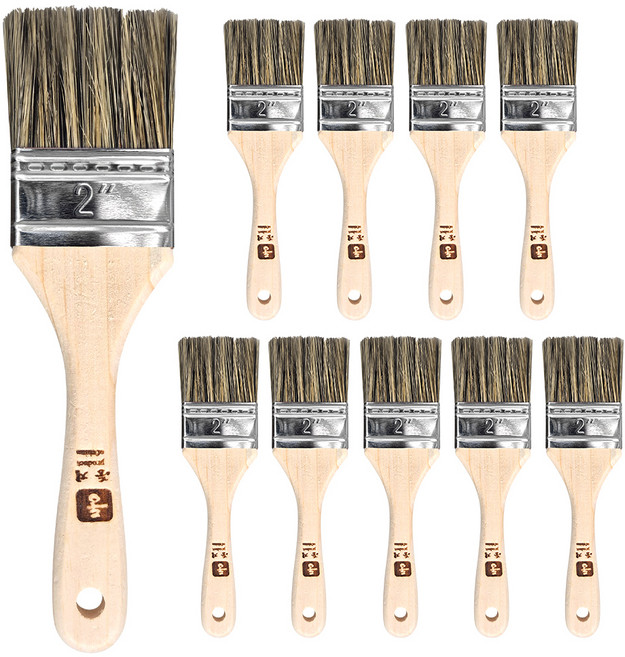 월드크린 다용도 나무 청소 붓, 10개