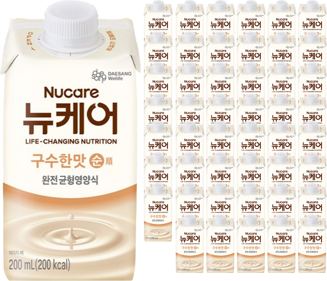 뉴케어 정품 구수한맛 순, 200ml, 48개