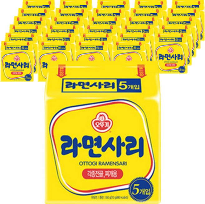 오뚜기 라면사리 멀티팩 110g, 80개