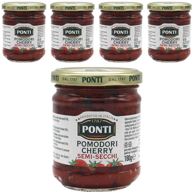 폰티 세미 포모도리니 토마토소스, 180g, 5개
