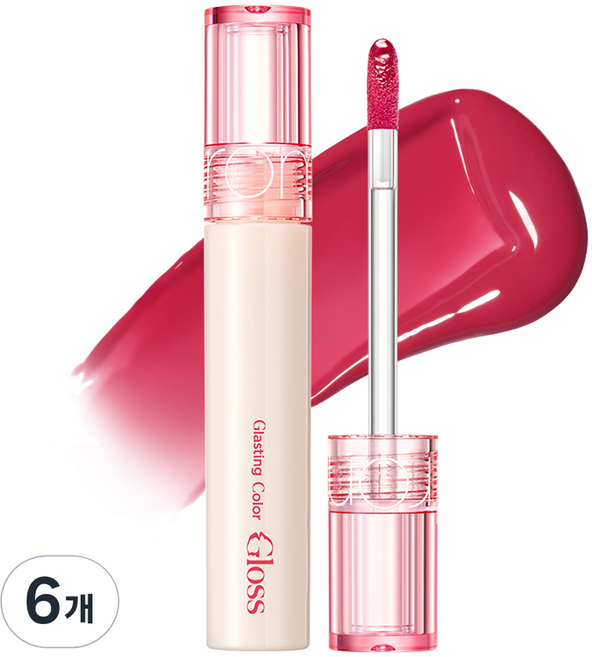 롬앤 글래스팅 컬러 글로스, 체리업, 6개
