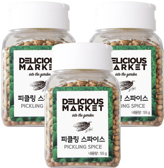 목화 피클링스파이스, 55g, 3개
