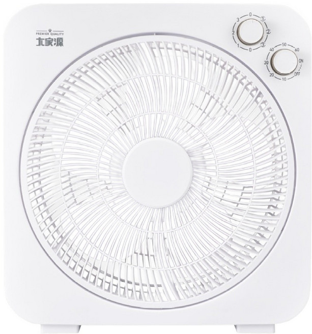 大家源 定時箱扇 12吋, TCY-851201, 白色, 1台