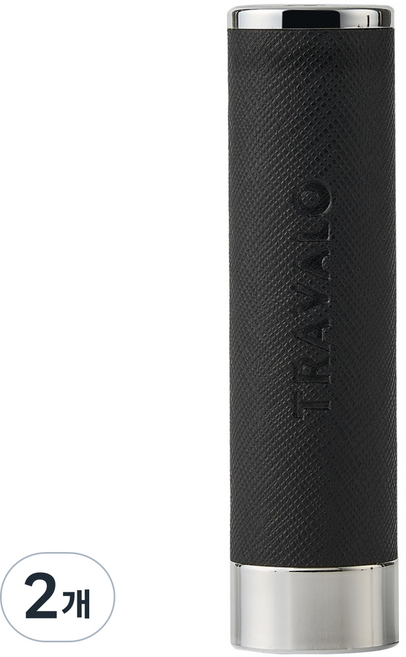 트라발로 왈츠 펌핑식 충전 휴대용 향수공병 5ml, 왈츠 꾸뛰르 블랙, 2개
