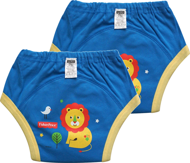 피셔프라이스 4중 방수 배변훈련팬티, 블루, 2개