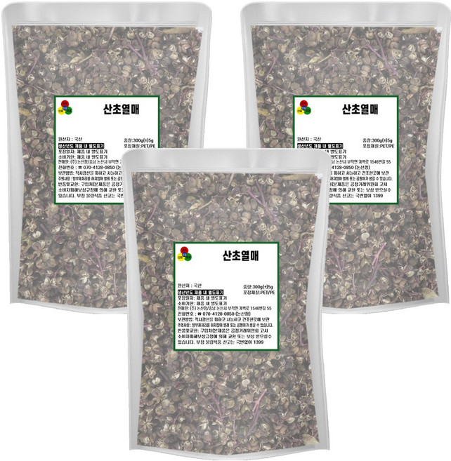 논산팜 산초열매, 3개, 300g
