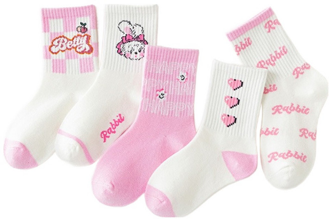 꼼제 아동용 양말 5켤레 세트