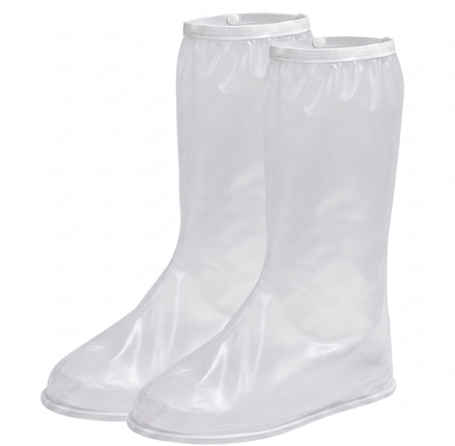 Kinyo 磨砂白防雨鞋套 RAS-5730 L, 透明, 1組